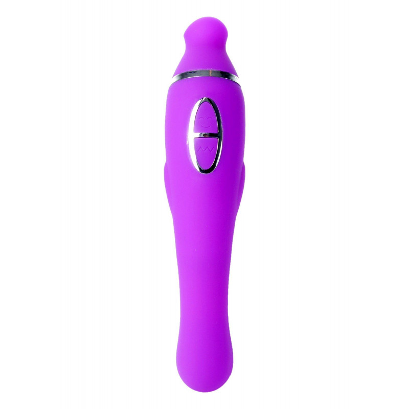 Wibrator masażer łechtaczki 2w1 ssanie 20cm 12tryb